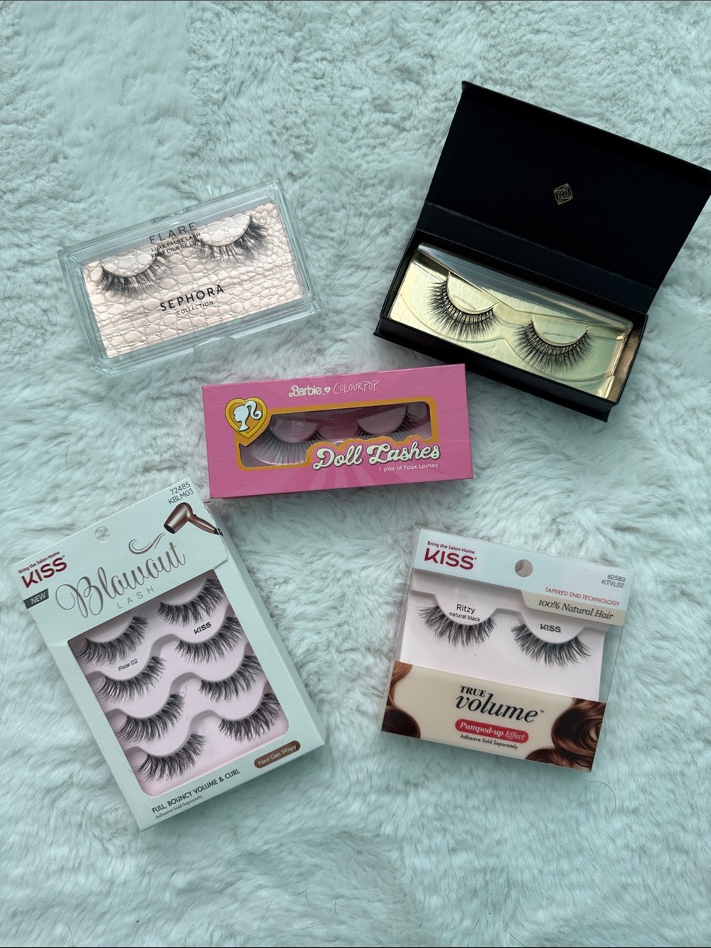 Colourpop Barbie Doll Lashes Pink & Gold Set